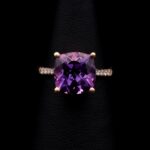 Pierro Milano Ring Violet Amethyst Brillanten Roségold