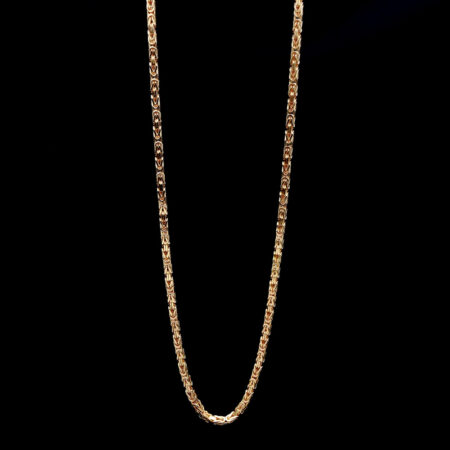 King Chain Solid Yellow Gold Necklace