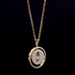 Messika Lucky Move Necklace Yellow Gold Diamonds