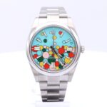 Rolex Oyster Perpetual 39 with retrofitted "Celebrations" dial