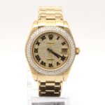 Rolex Pearlmaster in yellow gold original brilliant. REF: 81338