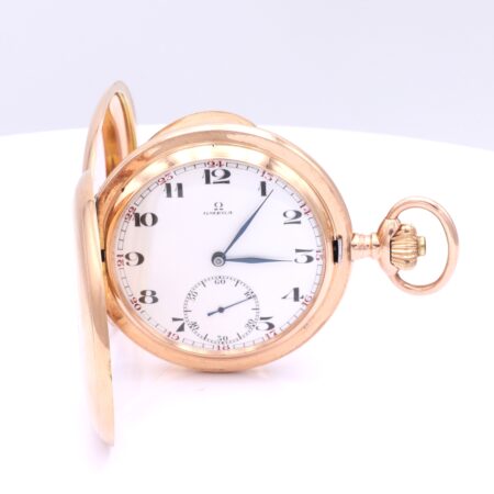 Omega pocket watch in 18kt yellow gold