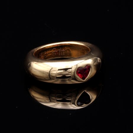 Cartier Ruby Heart Ring