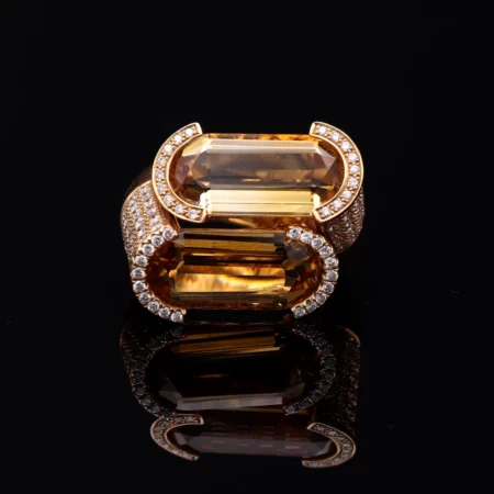 Double Trouble Topaz Ring