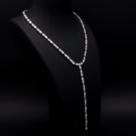 Multi Shape Diamond Y Necklace