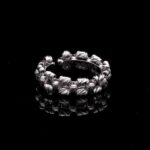 Diamond Cut Ring White Gold