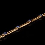 Saphir Kabuchon Armband