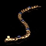 Saphir Kabuchon Armband
