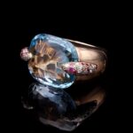 Pomellato Pin-Up Cocktail Blue Topaz Ring