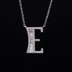 Diamanten ABC Buchstaben Kette "E"